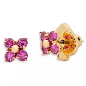 NWT ♠️ Kate Spade Crystal Flower Stud Earrings